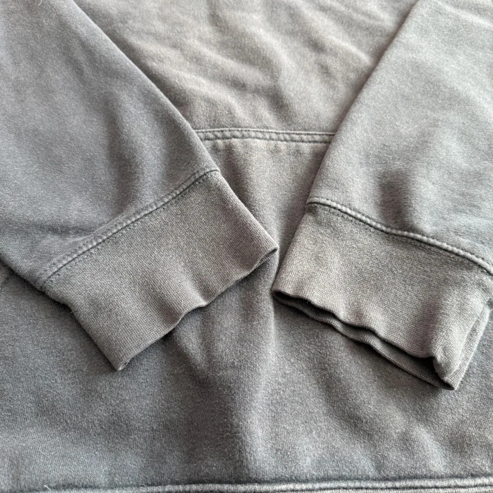 The North Face Pullover Hoodie Mens XL Navy Blue‎ Fleece Never Stop Exploring